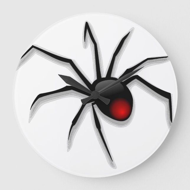 Relógio Grande aranha halloween (Frente)