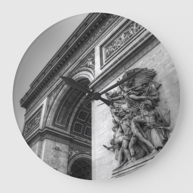 Relógio Grande Arc de Triomphe b/w (Frente)