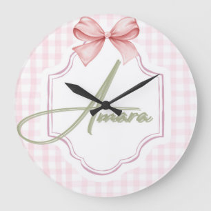 Relógio Grande Arco Personalizado do Amara Baby Girl