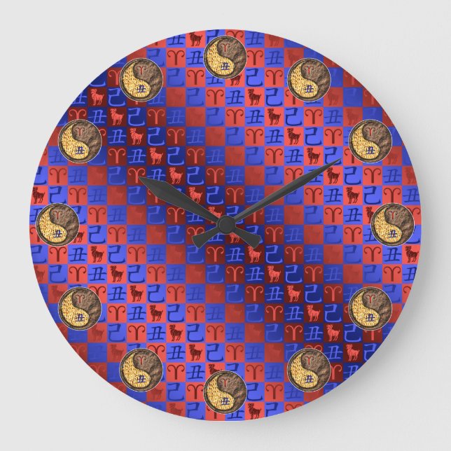 Relógio Grande Aries & Earth Ox (Frente)