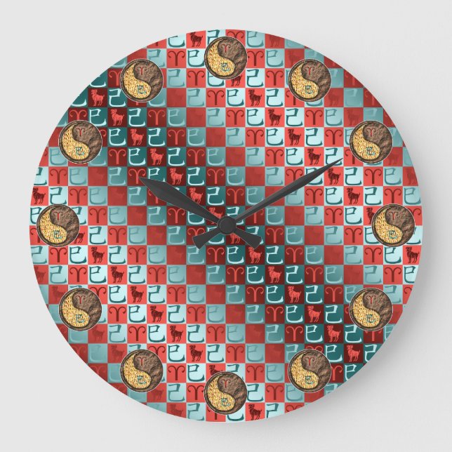 Relógio Grande Aries & Earth Snake (Frente)