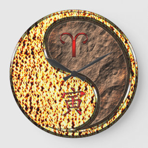 Relógio Grande Áries & Tigre da Terra