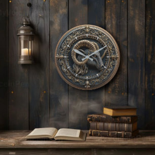 Relógio Grande Aries-Zodiac Astrolology Wall Clock