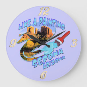 Relógio Grande Arizona Sedona Wall Clock