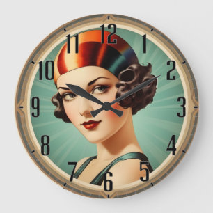 Relógio Grande Art Deco
