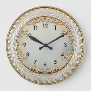 Relógio Grande Art Deco Elegante Redondo