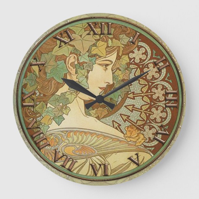 Relógio Grande Art Nouveau Clock (Frente)