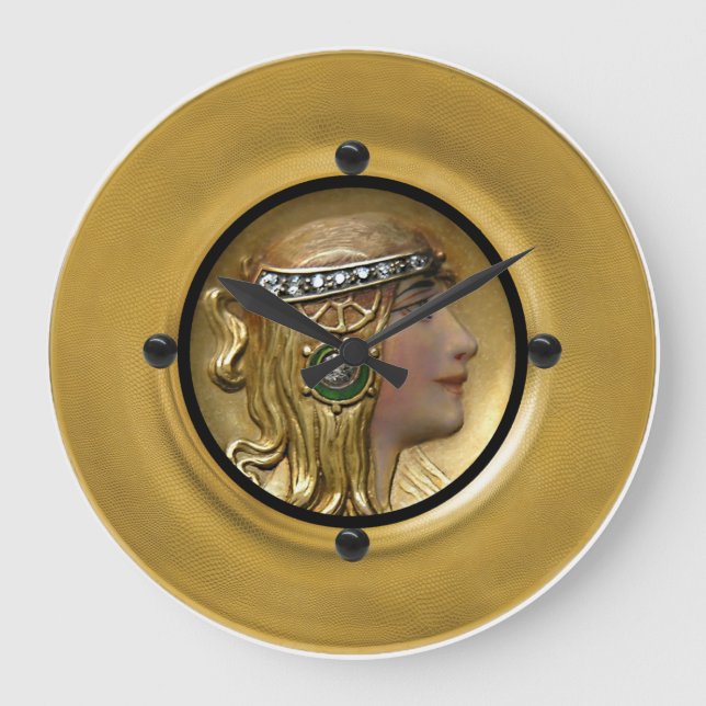 Relógio Grande Art Nouveau Medallion (Frente)