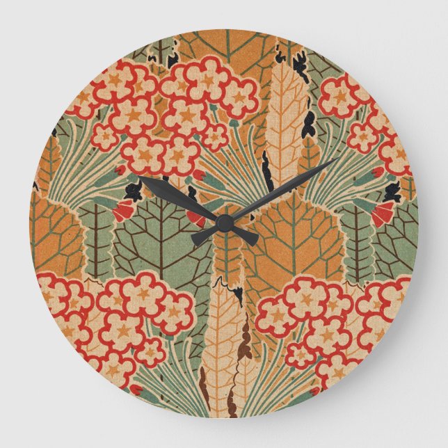 Relógio Grande Art Nouveau Padrão #1 em Emporio Moffa (Frente)