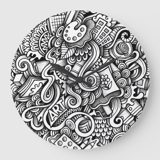 Relógio Grande Art Wall Clock (Frente)