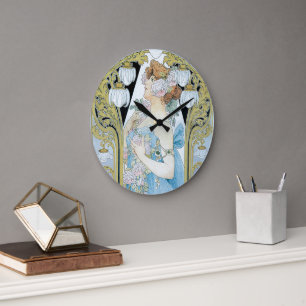 Relógio Grande Arte Antiga Modernista Le Bec Liais, Privat Livemo