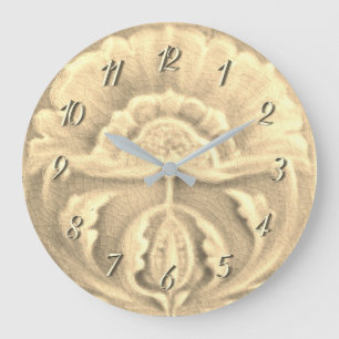 Relógio Grande Arte nouveau jugendstil, acabamento do azulejo