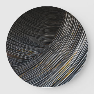 Relógio Grande Arte original: "A vida continua girando"