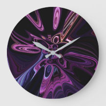 Arte Roxa de Tempo Distorcido