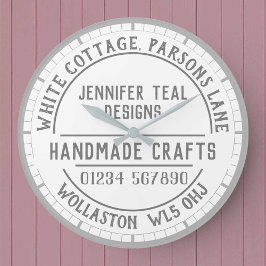 Relógio Grande Artesanato Compro Wall Clock