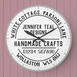 Relógio Grande Artesanato Compro Wall Clock