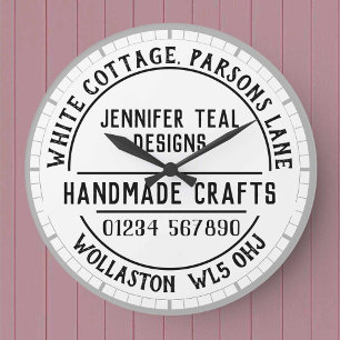 Relógio Grande Artesanato Compro Wall Clock