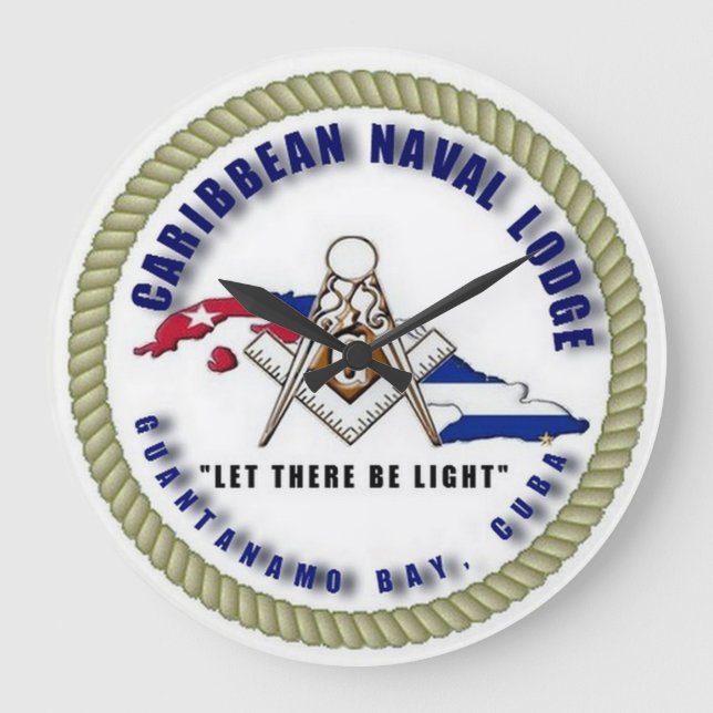 Relógio Grande Artigos maçónicos de CNL (Frente)