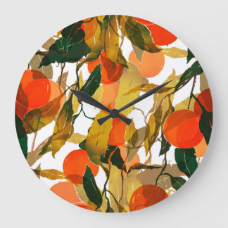 Relógio Grande Árvore das tangerinas: padrão suculento e sem cost