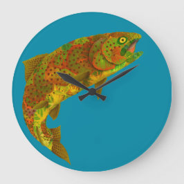 Relógio Grande Aspen Arco-Íris Folha 6