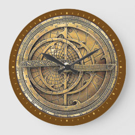 Relógio Grande Astrolabe antigo 2