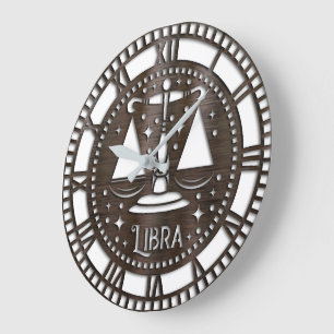 Relógio Grande Astrologia/Símbolo Zodiac/Libra