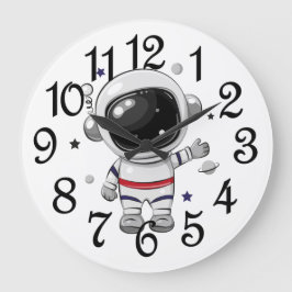 Relógio Grande Astronauta Bebê Berçário