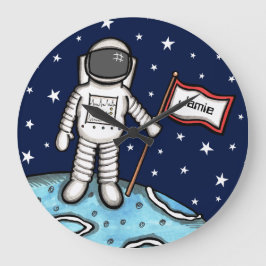 Relógio Grande astronauta espacial personalizado Cosmonaut Large