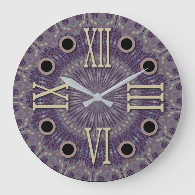 Relógio Grande Atualização de inverno numeral romano 001 (Frente)