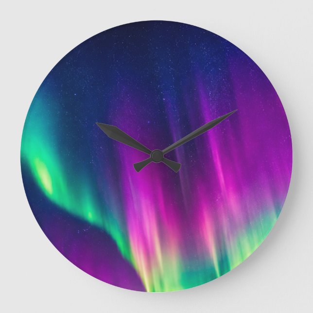 Relógio Grande Aurora Boreal (Frente)