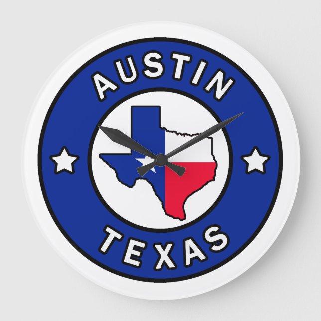 Relógio Grande Austin Texas (Frente)