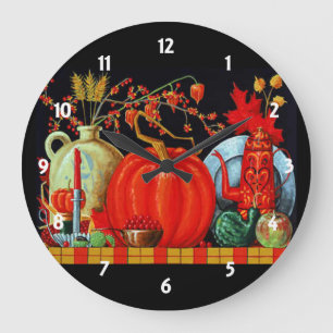 Relógio Grande Autumn FEST Wall Clock