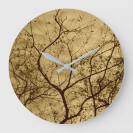 Relógio Grande Autumn Sky