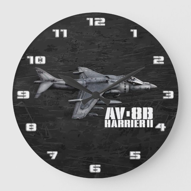 Relógio Grande AV-8B Harrier II (Frente)