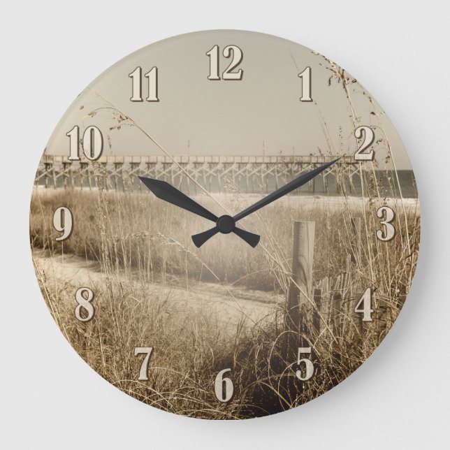 Relógio Grande Aveia-do-mar nas dunas de Myrtle Beach (Frente)