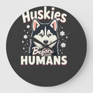 Relógio Grande Aventura de trenó puxado por cães Equipe Husky Inv