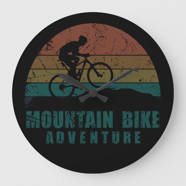 Relógio Grande Aventura MTB Vintage - Ciclismo de Montanha (Frente)