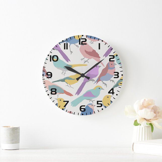 Relógio Grande Aves Juntas (Criador carregado)