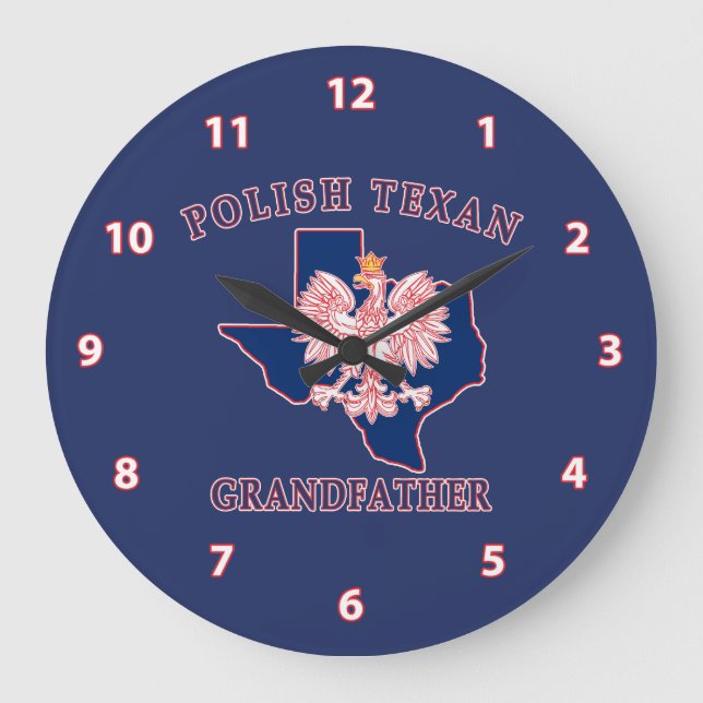 Relógio Grande Avô polonês do Texan (Frente)