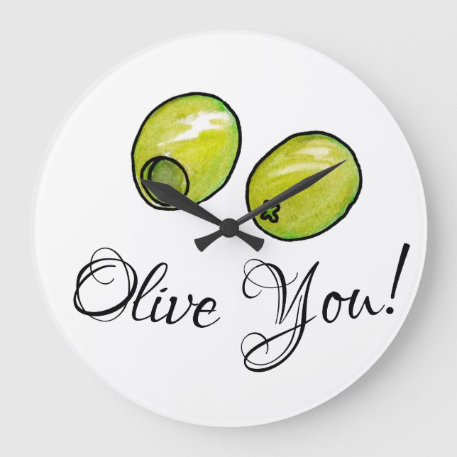 Relógio Grande Azeitona (Frente)