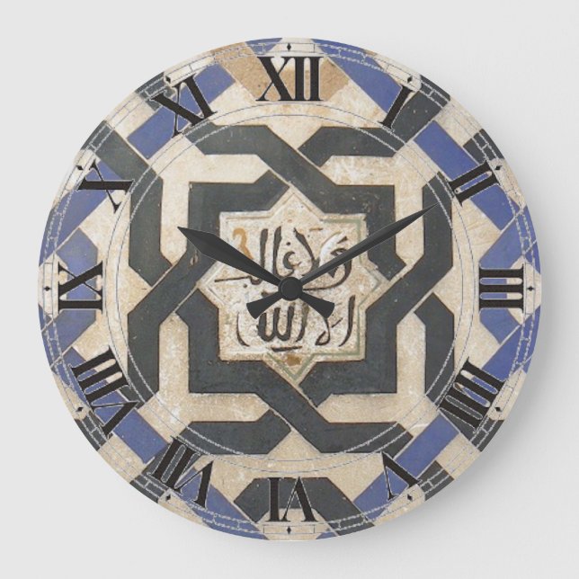 Relógio Grande Azulejo #10 de Alhambra (Frente)