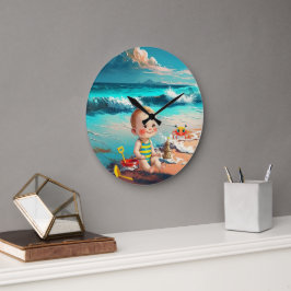 Relógio Grande Baby Boy na Praia