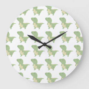 Relógio Grande Baby Dinosaur Design