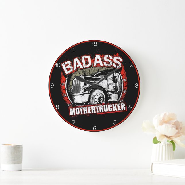 Relógio Grande Badass Mothertrucker (Lar)