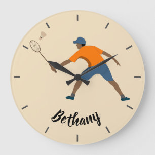 Relógio Grande Badminton