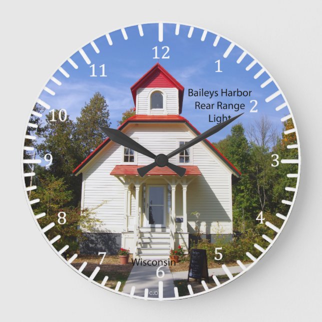 Relógio Grande Baileys Harbor Rear Range Light clock (Frente)