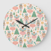 Balé e Fadas de Nozes em Fundo de Creme