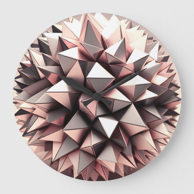 Relógio Grande ball with triangles fragments surface (Frente)