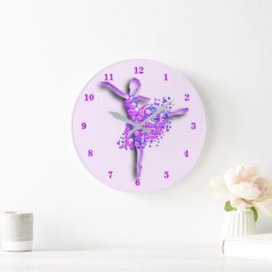 Relógio Grande Ballerina Wall Clock