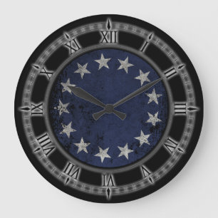 Relógio Grande Bandeira americana de Betsy Ross do vintage